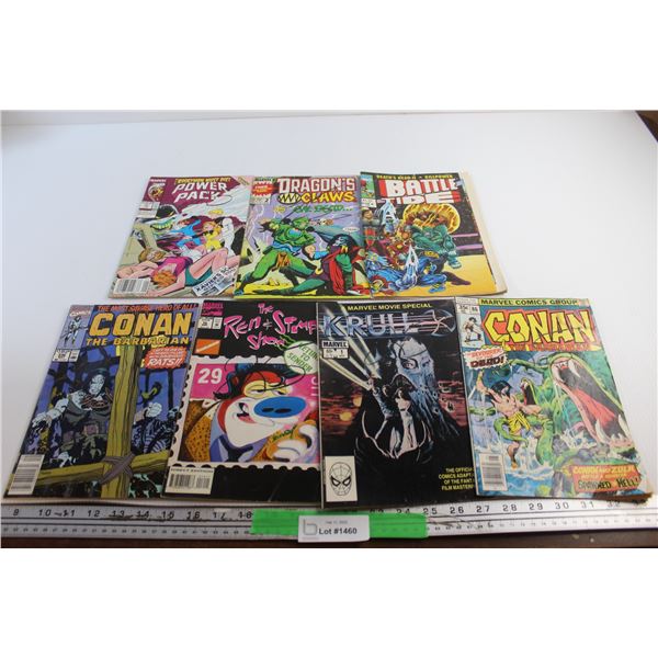 (7) Vintage Comics - Conan the Barbarian, Battle Tide mad Dragon's Claws