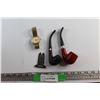 Image 1 : (2) Tobacco Pipes - Damaged, Cigarette Trimmer and Timex Automatic Watch - Tested