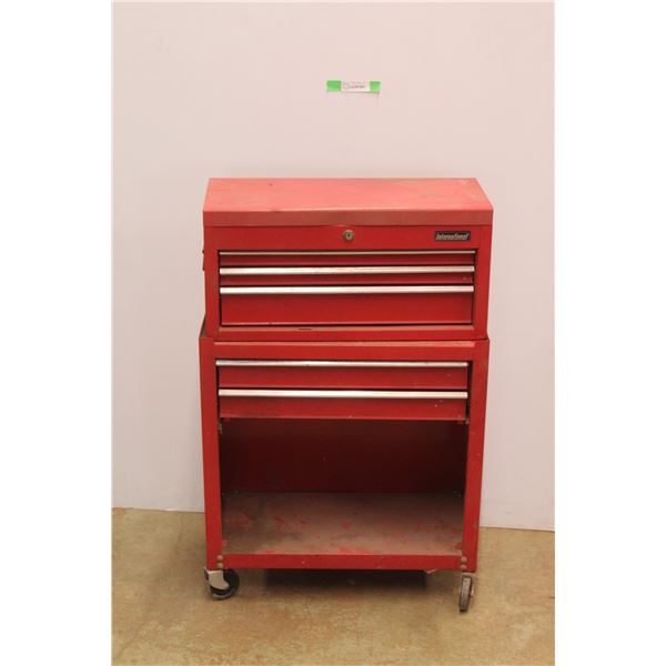 * International Rolling Tool Chest with Wheels and Drawers 37'' x 23'' x 12'' - CANNOT SHIP