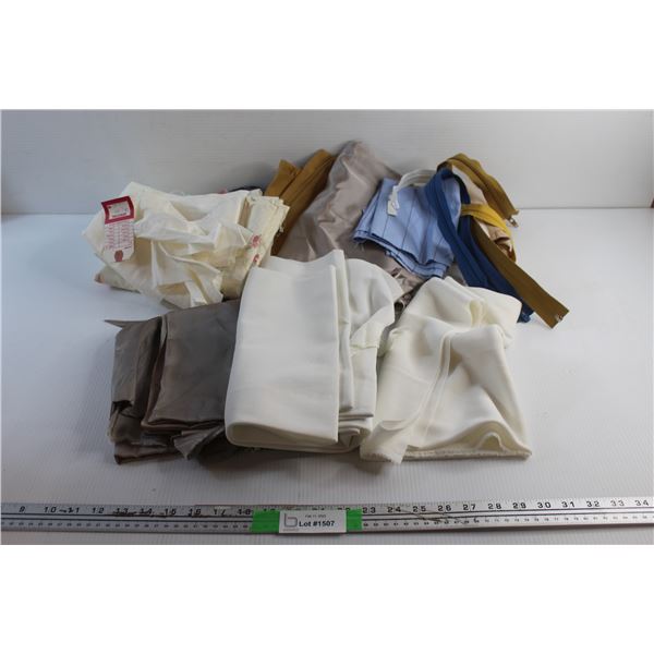 Sewing Material and Zippers