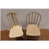 Image 4 : *(2) Wooden Chairs 36'' x 15'' x 15'' - CANNOT SHIP