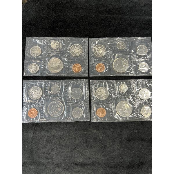 4 Canadian Coin Sets