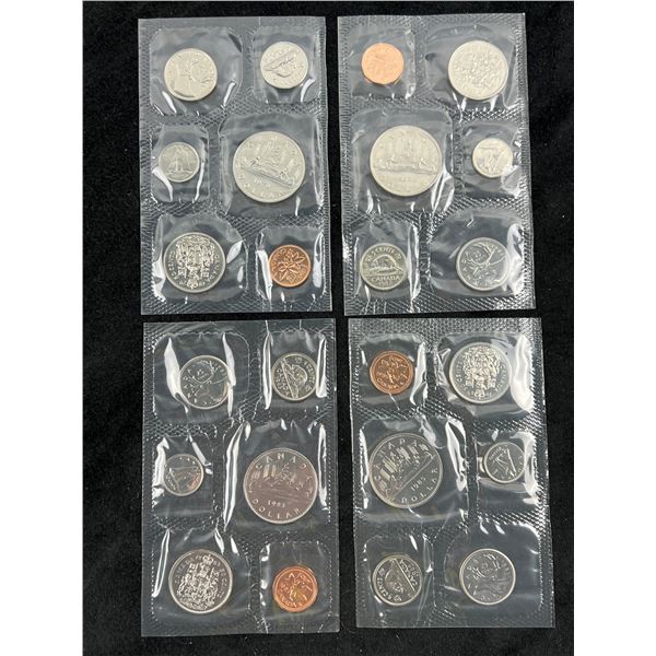 4 Canadian Coin Sets