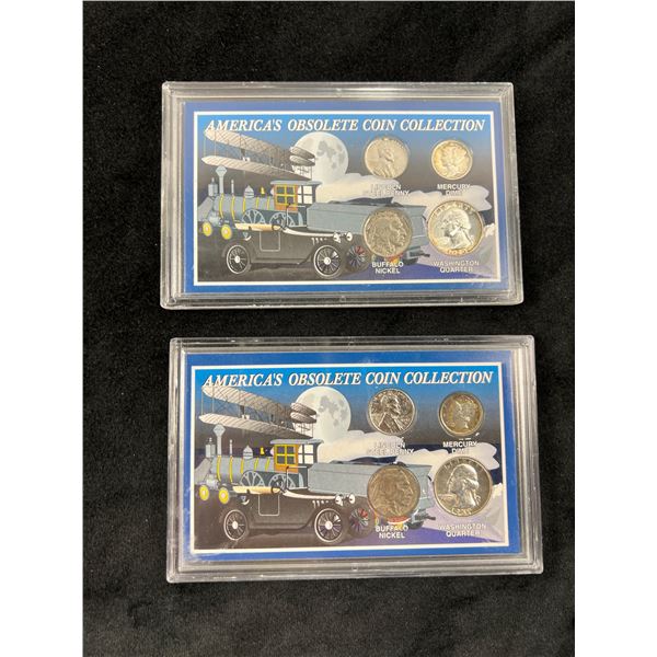 2 Sets of America's Obsolete Coin Collection