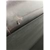 Image 3 : Faux Leather Futon Couch with 2 Cushions