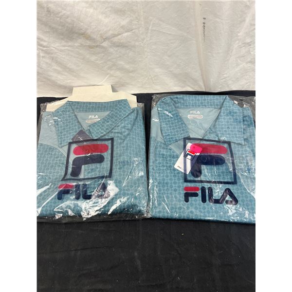 2 Fila Helios 2 Men's Golf Shirts