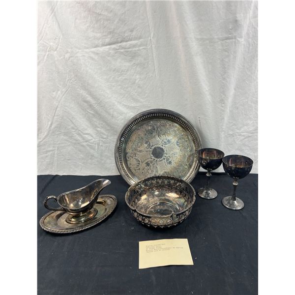 Assorted Silver Plated Tableware