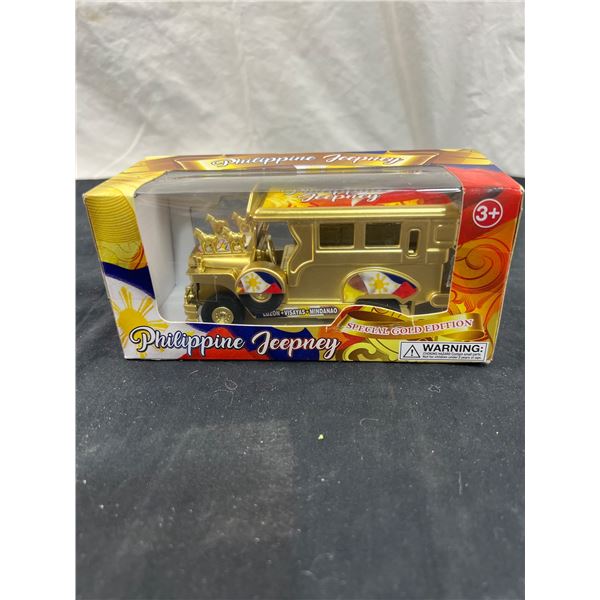 Special Gold Edition Philippine Jeepney Die Cast Truck