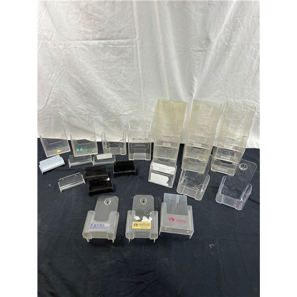 Assorted Display Brochure/Business Card Holders