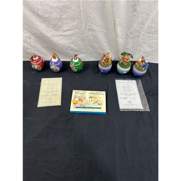 Bradford Exchange Winnie The Pooh Ornaments & Bells & Canada Post Winnie the Pooh Stamps