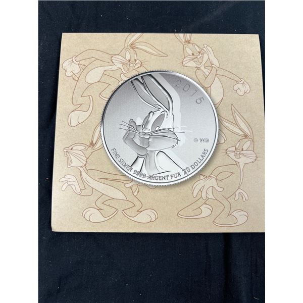 Royal Canadian Mint 99.99% Pure Silver 2015 Bugs Bunny Coins