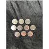 Image 3 : Ten Canadian $0.50 Cent Coins