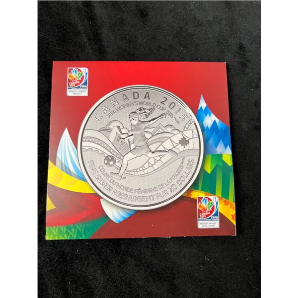 Royal Canadian Mint FIFA Women's 2015 World Cup Coins (99.99% Pure)