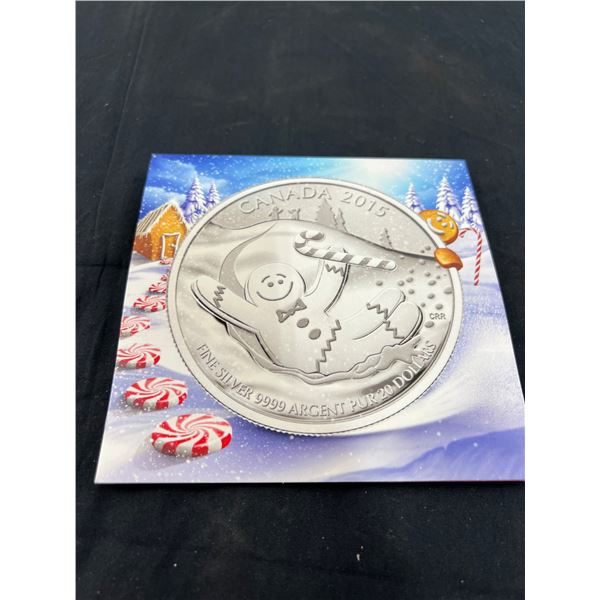 Royal Canadian Mint 99.99% Pure Silver 2015 Coins