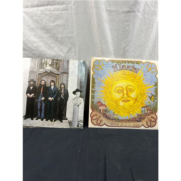 2 Autographed Records