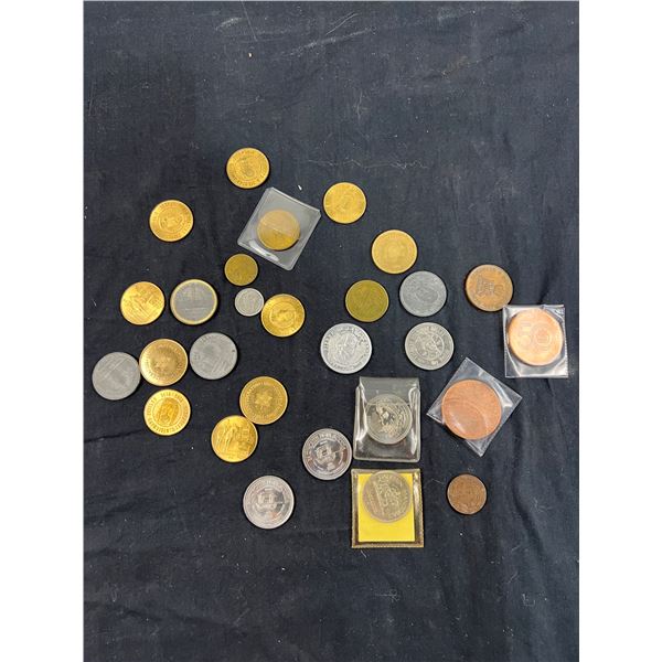 Assortment of Tokens and Medallions