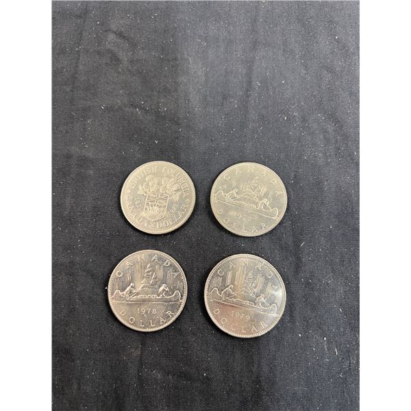 4 Canadian Dollar Coins
