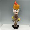 Image 2 : Murano Glass Clown Figurine with Multicolor Accents
