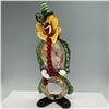 Image 1 : Murano Glass Clown Figurine, Handcrafted Colorful Art Glass