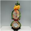 Image 2 : Murano Glass Clown Figurine, Handcrafted Colorful Art Glass