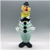Image 1 : Murano Glass Clown Figurine, Handcrafted with Stripes