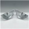 Image 4 : Pair of Vintage Blenko Frosted Glass Duck Bookends