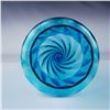 Image 4 : Blenko Blue Art Glass Tree Sculpture