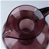Image 3 : Blenko Amethyst Optic Glass Pitcher