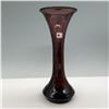 Image 1 : Blenko Dark Amethyst Handmade Glass Vase