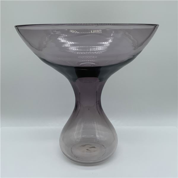 Hand-Blown Blenko Purple Glass Vase