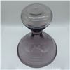 Image 3 : Hand-Blown Blenko Purple Glass Vase