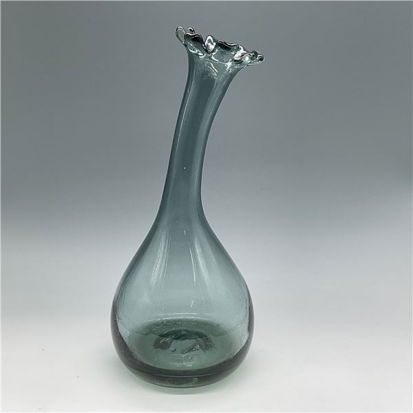 Barovier & Toso Art Glass Vase, Ruffled Edge