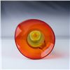 Image 3 : Amber and Yellow Gradient Hand Blown Glass Pitcher