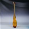 Image 1 : Amber Tall Glass Vase