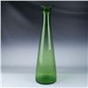 Image 1 : Art Glass Green Floor Vase