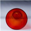 Image 2 : Art Glass Ruby Red Vase