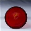 Image 3 : Art Glass Ruby Red Vase