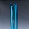 Image 2 : Tall Blue Swung Glass Vase