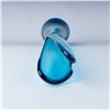 Image 3 : Tall Blue Swung Glass Vase