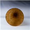 Image 2 : Vintage Textured Cone Amber Glass Vase