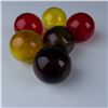 Image 2 : 6pc Blown Glass Spheres Set, Assorted Colors