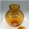Image 2 : Amber Glass Jar with Lid