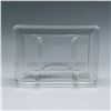 Image 1 : Vintage Clear Glass Rectangular Tray