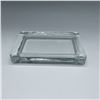 Image 3 : Vintage Clear Glass Rectangular Tray