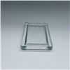 Image 4 : Vintage Clear Glass Rectangular Tray