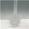 Image 2 : Lalique Crystal Soliflore Frosted and Clear Crystal Vase