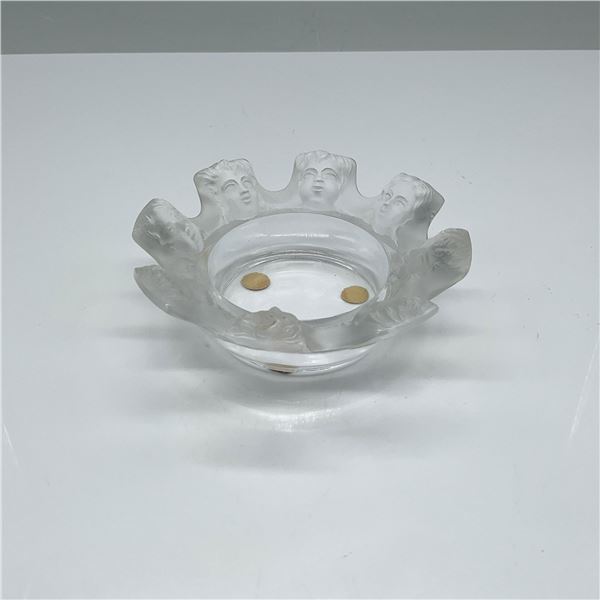 Lalique Crystal St. Nicholas Trinket Dish
