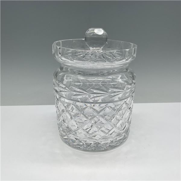 Waterford Crystal Biscuit Barrel with Lid, Glandore