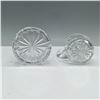 Image 3 : 2pc Waterford Crystal Creamer and Sugar Bowl Set