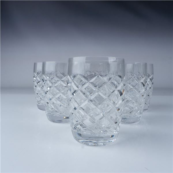 6pc Waterford Crystal Comeragh Pattern Tumbler Glass Set